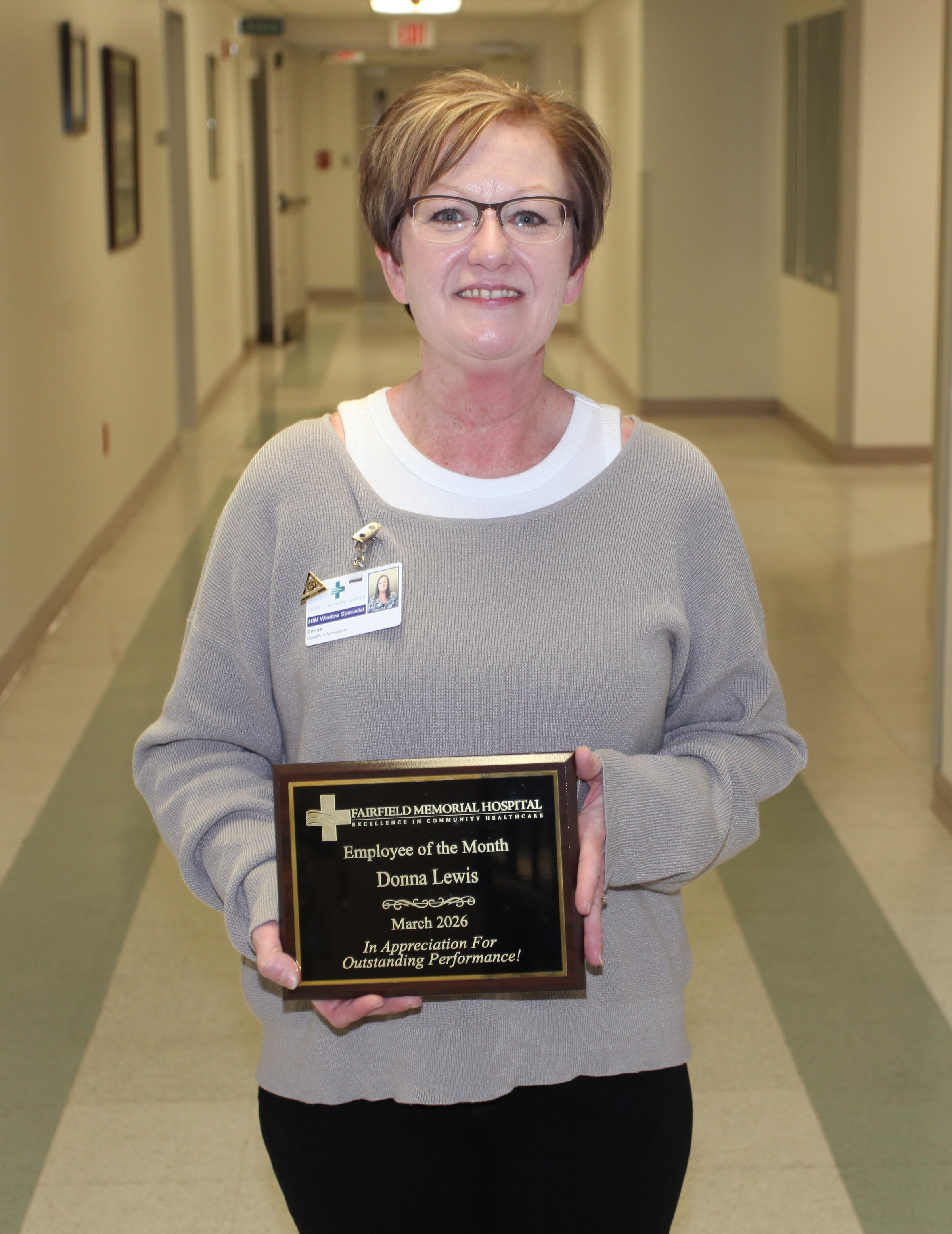 March 2026 Employee of the Month - Donna Lewis