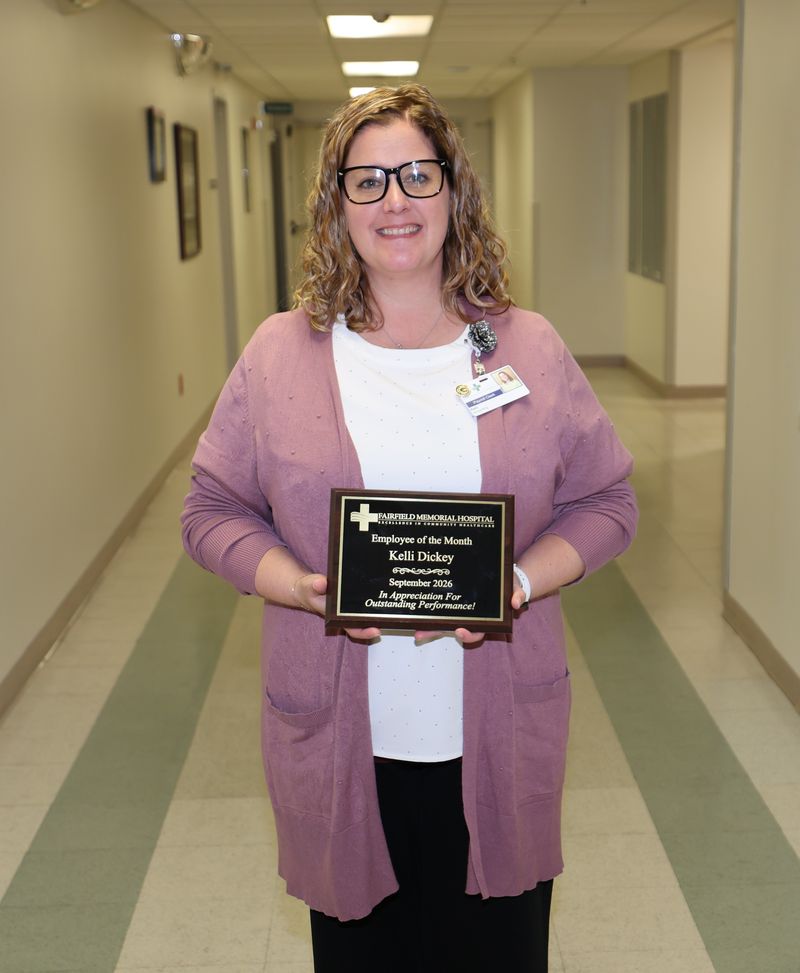 Kelli Dickey, September 2026 Employee of the Month