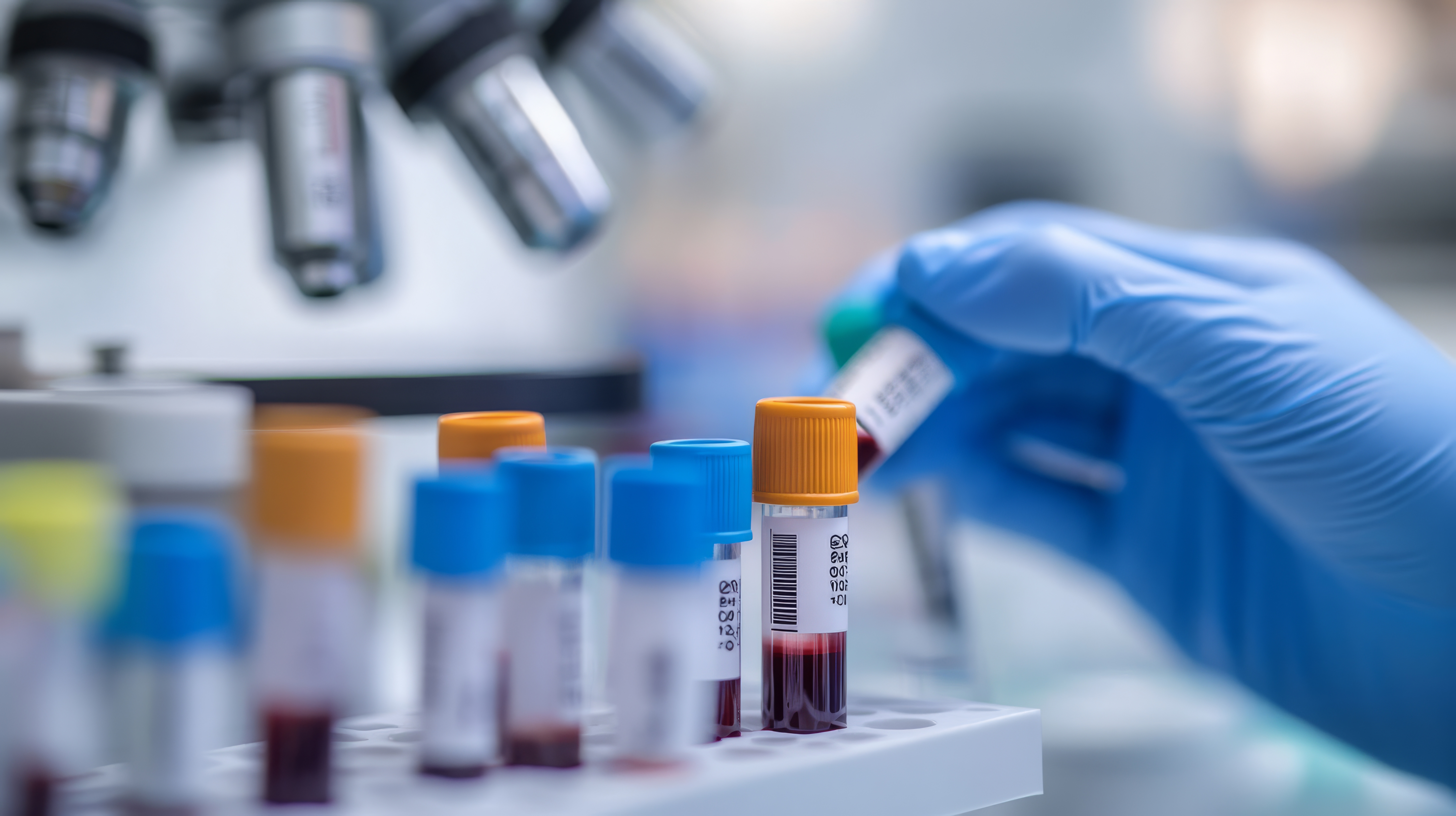 Laboratory processing samples
